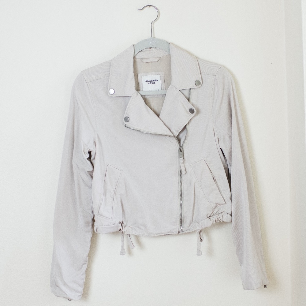 Abercrombie & Fitch Lightweight Moto Jacket